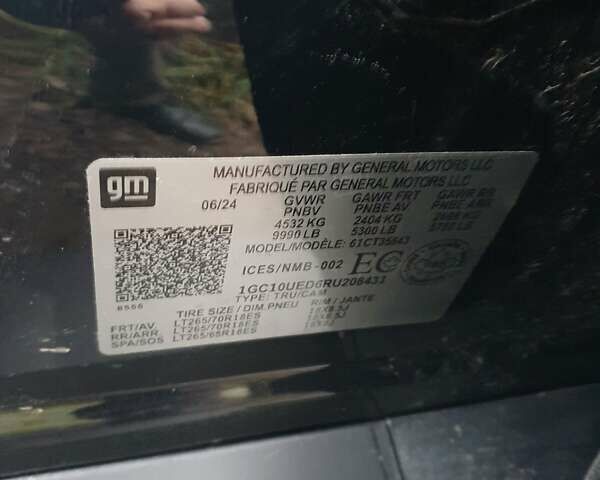 Черный Шевроле Silverado EV, объемом двигателя 0 л и пробегом 11 тыс. км за 68000 $, фото 10 на Automoto.ua