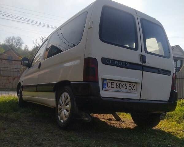 Сітроен Берлінго 1997 у Чернівцях на Automoto.ua Білий Сітроен Берлінго, об'ємом двигуна 1.76 л та пробігом 280 тис. км за 2200 $, фото 10 на Automoto.ua