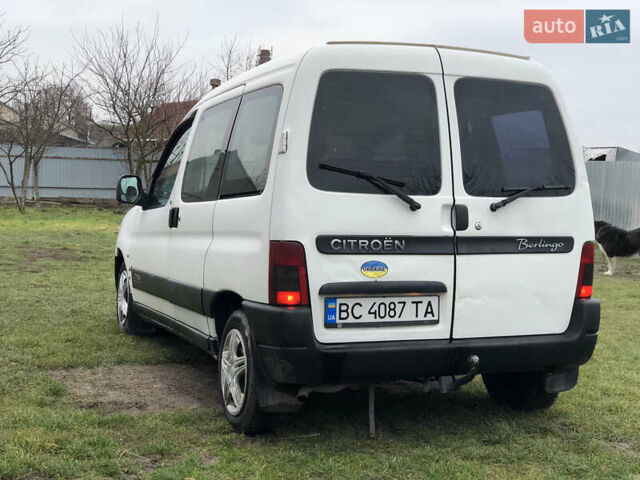 Белый Ситроен Берлинго, объемом двигателя 1.87 л и пробегом 344 тыс. км за 3299 $, фото 3 на Automoto.ua