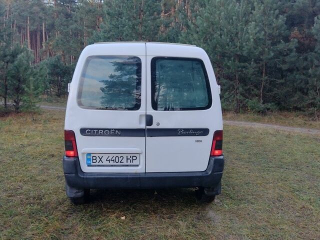 Ситроен Берлинго 2004 в Славуте на Automoto.ua Белый Ситроен Берлинго, объемом двигателя 2 л и пробегом 350 тыс. км за 3000 $, фото 2 на Automoto.ua