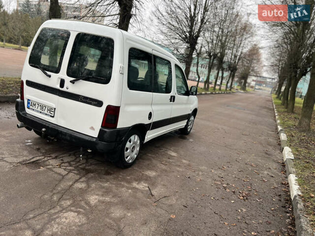 Белый Ситроен Берлинго, объемом двигателя 1.9 л и пробегом 210 тыс. км за 3800 $, фото 2 на Automoto.ua