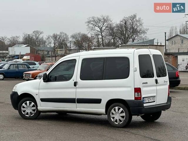 Белый Ситроен Берлинго, объемом двигателя 1.4 л и пробегом 170 тыс. км за 5700 $, фото 1 на Automoto.ua