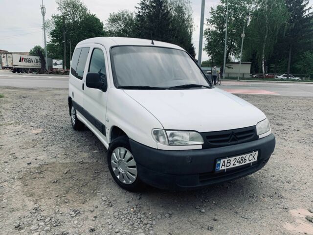 Ситроен Берлинго 2002 в Хмельнике на Automoto.ua Белый Ситроен Берлинго, объемом двигателя 1.9 л и пробегом 373 тыс. км за 3200 $, фото 1 на Automoto.ua