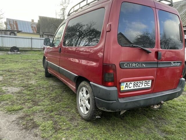 Червоний Сітроен Берлінго, об'ємом двигуна 1.9 л та пробігом 330 тис. км за 3650 $, фото 3 на Automoto.ua