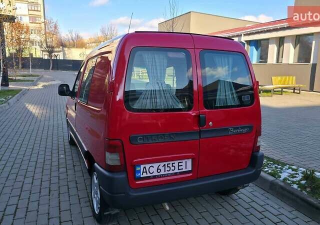 Красный Ситроен Берлинго, объемом двигателя 1.9 л и пробегом 300 тыс. км за 3550 $, фото 42 на Automoto.ua