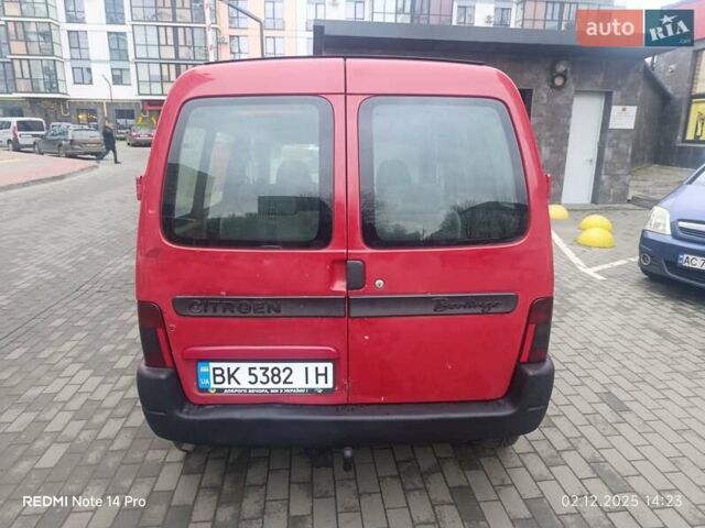 Красный Ситроен Берлинго, объемом двигателя 1.9 л и пробегом 300 тыс. км за 2650 $, фото 5 на Automoto.ua