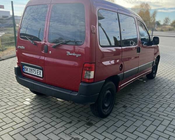 Красный Ситроен Берлинго, объемом двигателя 1.6 л и пробегом 245 тыс. км за 4999 $, фото 4 на Automoto.ua