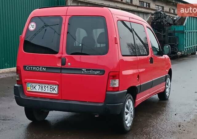 Красный Ситроен Берлинго, объемом двигателя 1.6 л и пробегом 204 тыс. км за 3850 $, фото 17 на Automoto.ua