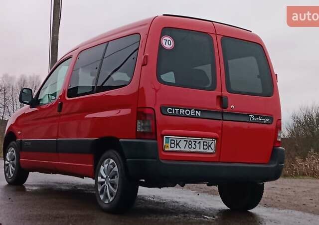 Красный Ситроен Берлинго, объемом двигателя 1.6 л и пробегом 204 тыс. км за 3850 $, фото 16 на Automoto.ua