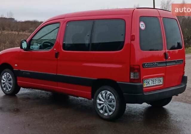 Красный Ситроен Берлинго, объемом двигателя 1.6 л и пробегом 204 тыс. км за 3850 $, фото 14 на Automoto.ua