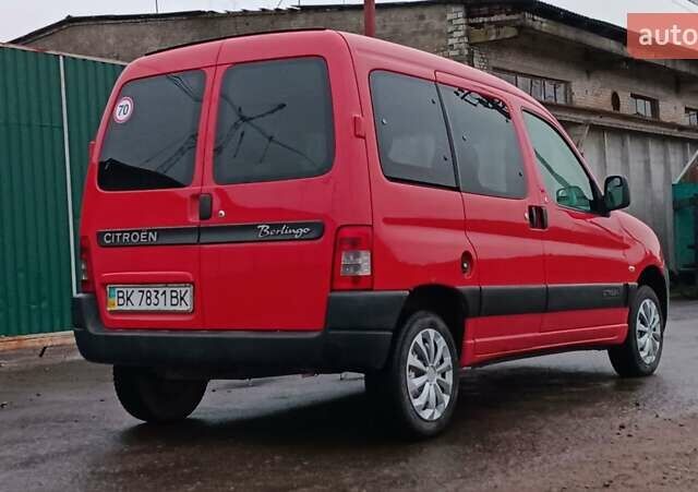 Красный Ситроен Берлинго, объемом двигателя 1.6 л и пробегом 204 тыс. км за 3850 $, фото 18 на Automoto.ua