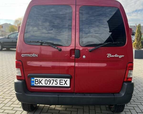Красный Ситроен Берлинго, объемом двигателя 1.6 л и пробегом 245 тыс. км за 4999 $, фото 3 на Automoto.ua