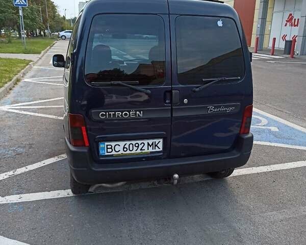 Синий Ситроен Берлинго пасс., объемом двигателя 1.87 л и пробегом 278 тыс. км за 3400 $, фото 3 на Automoto.ua
