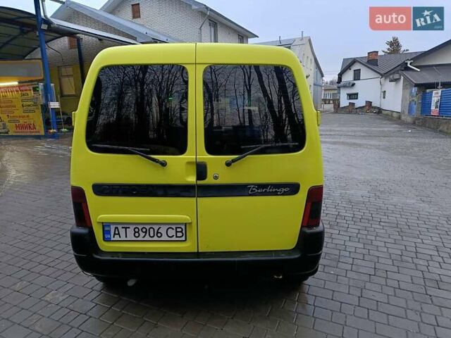 Желтый Ситроен Берлинго, объемом двигателя 1.9 л и пробегом 355 тыс. км за 2550 $, фото 4 на Automoto.ua