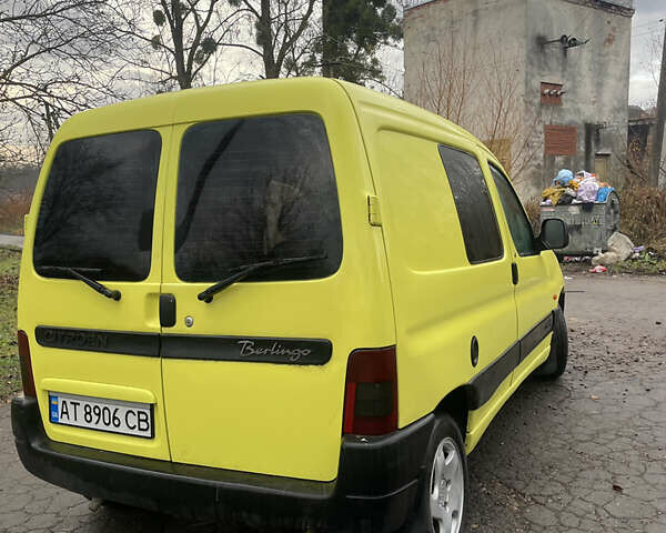 Желтый Ситроен Берлинго, объемом двигателя 1.87 л и пробегом 350 тыс. км за 2450 $, фото 4 на Automoto.ua