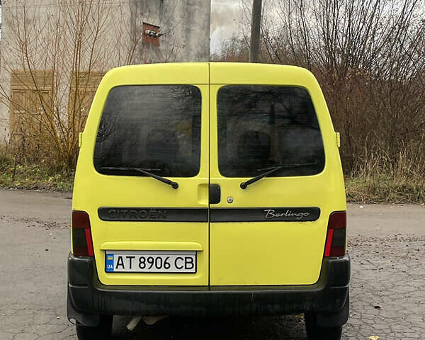 Желтый Ситроен Берлинго, объемом двигателя 1.87 л и пробегом 350 тыс. км за 2450 $, фото 5 на Automoto.ua