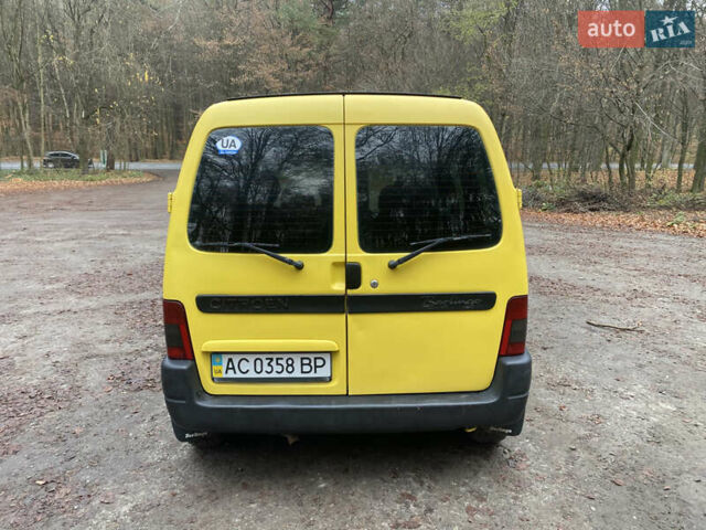 Жовтий Сітроен Берлінго, об'ємом двигуна 1.87 л та пробігом 598 тис. км за 2999 $, фото 3 на Automoto.ua