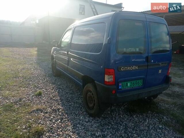 Синий Ситроен Берлинго, объемом двигателя 1.6 л и пробегом 230 тыс. км за 2500 $, фото 3 на Automoto.ua