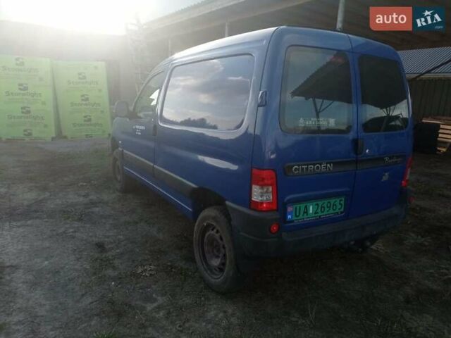 Синий Ситроен Берлинго, объемом двигателя 1.6 л и пробегом 230 тыс. км за 2500 $, фото 8 на Automoto.ua