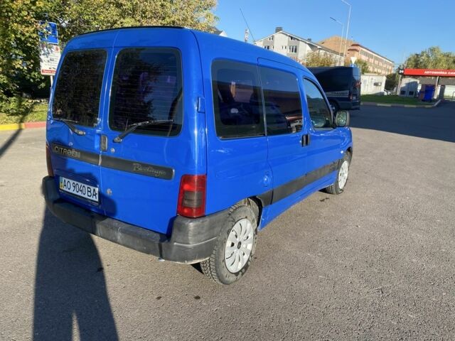 Синий Ситроен Берлинго, объемом двигателя 1.9 л и пробегом 226 тыс. км за 3300 $, фото 3 на Automoto.ua