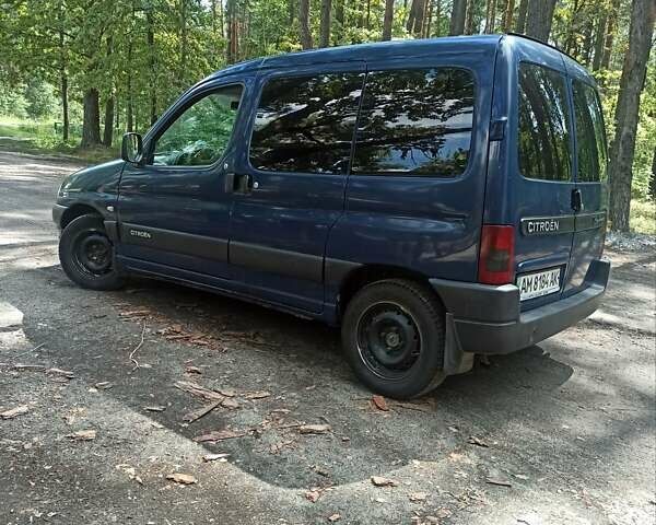 Синий Ситроен Берлинго, объемом двигателя 1.9 л и пробегом 300 тыс. км за 2650 $, фото 4 на Automoto.ua