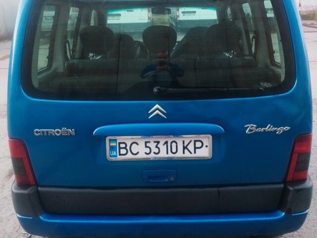 Синий Ситроен Берлинго, объемом двигателя 1.4 л и пробегом 203 тыс. км за 3200 $, фото 5 на Automoto.ua