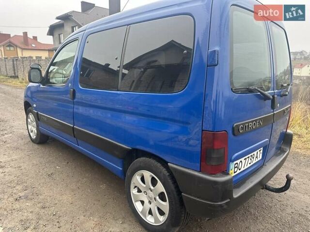 Синий Ситроен Берлинго, объемом двигателя 2 л и пробегом 197 тыс. км за 4999 $, фото 4 на Automoto.ua