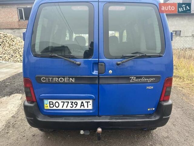 Синий Ситроен Берлинго, объемом двигателя 2 л и пробегом 197 тыс. км за 4999 $, фото 3 на Automoto.ua