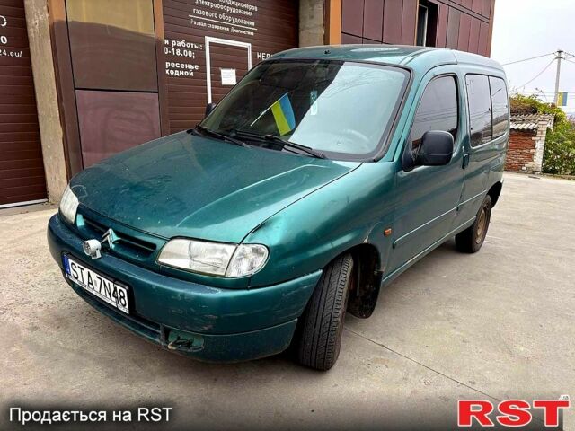 Зеленый Ситроен Берлинго, объемом двигателя 1.4 л и пробегом 234 тыс. км за 1350 $, фото 2 на Automoto.ua