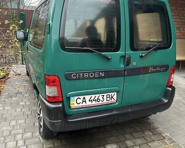 Зеленый Ситроен Берлинго, объемом двигателя 1.6 л и пробегом 200 тыс. км за 3800 $, фото 3 на Automoto.ua