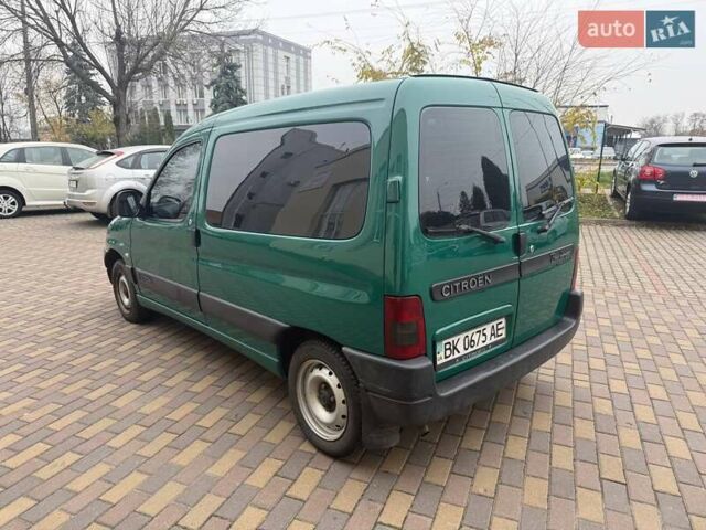 Зеленый Ситроен Берлинго, объемом двигателя 1.87 л и пробегом 276 тыс. км за 1850 $, фото 5 на Automoto.ua