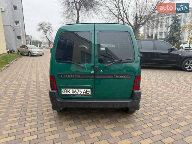 Зеленый Ситроен Берлинго, объемом двигателя 1.87 л и пробегом 276 тыс. км за 1850 $, фото 3 на Automoto.ua