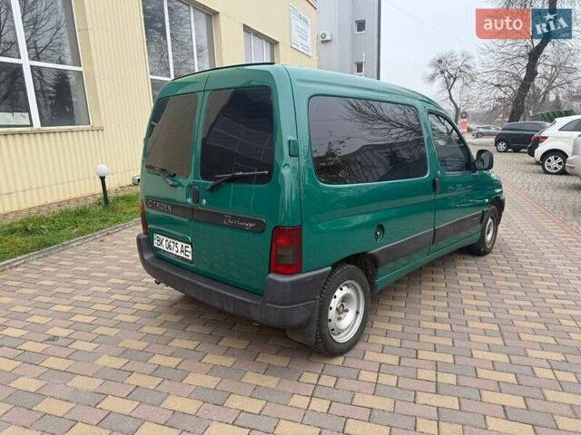 Зеленый Ситроен Берлинго, объемом двигателя 1.87 л и пробегом 276 тыс. км за 1850 $, фото 4 на Automoto.ua