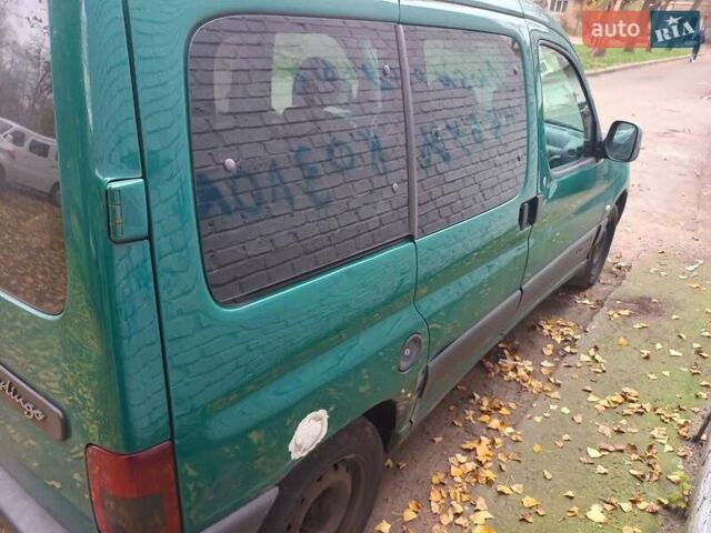 Зеленый Ситроен Берлинго, объемом двигателя 1.4 л и пробегом 371 тыс. км за 2900 $, фото 3 на Automoto.ua