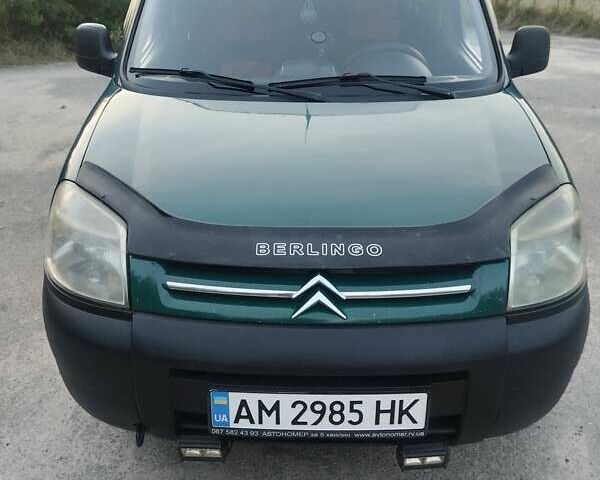 Зеленый Ситроен Берлинго, объемом двигателя 1.87 л и пробегом 120 тыс. км за 3500 $, фото 6 на Automoto.ua