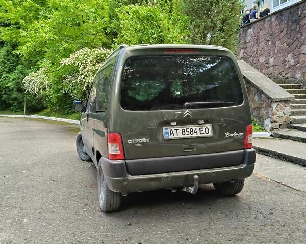 Зеленый Ситроен Берлинго, объемом двигателя 1.59 л и пробегом 286 тыс. км за 4000 $, фото 1 на Automoto.ua