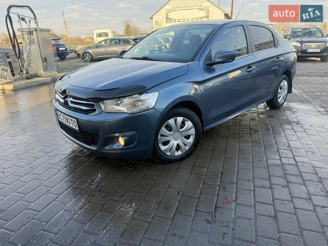 Синий Ситроен С-Элизе, объемом двигателя 1.56 л и пробегом 248 тыс. км за 6700 $, фото 1 на Automoto.ua