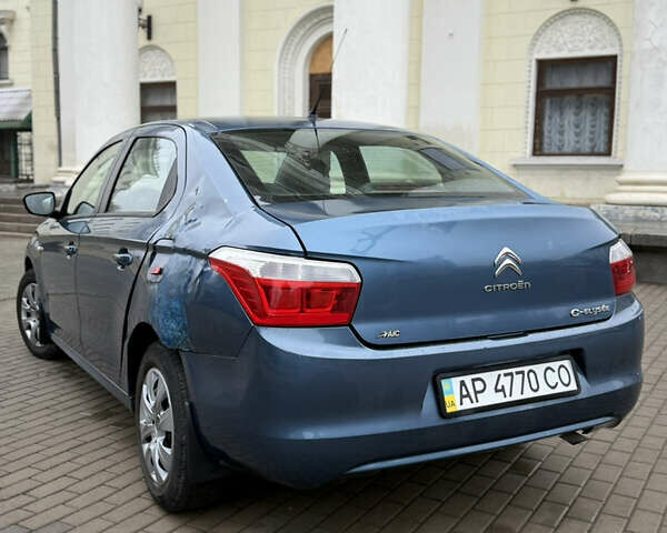Синий Ситроен С-Элизе, объемом двигателя 1.2 л и пробегом 129 тыс. км за 3650 $, фото 3 на Automoto.ua
