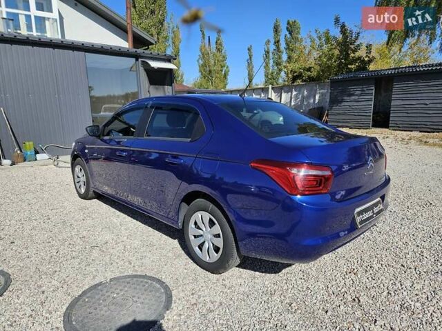 Синий Ситроен С-Элизе, объемом двигателя 1.2 л и пробегом 39 тыс. км за 8400 $, фото 3 на Automoto.ua