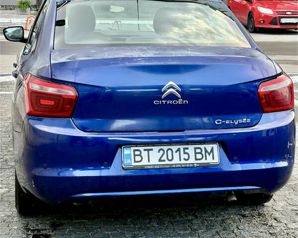 Синий Ситроен С-Элизе, объемом двигателя 1.2 л и пробегом 215 тыс. км за 3900 $, фото 7 на Automoto.ua