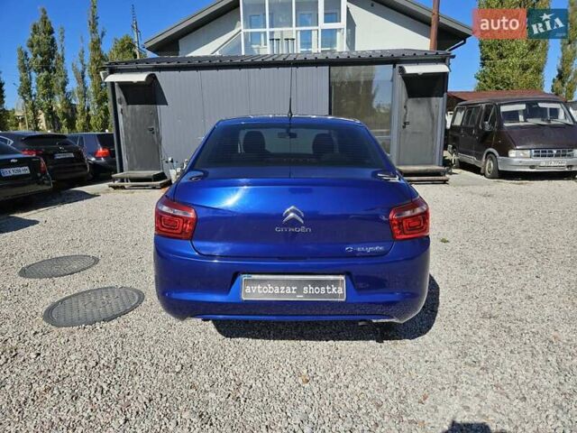 Синий Ситроен С-Элизе, объемом двигателя 1.2 л и пробегом 39 тыс. км за 8400 $, фото 9 на Automoto.ua