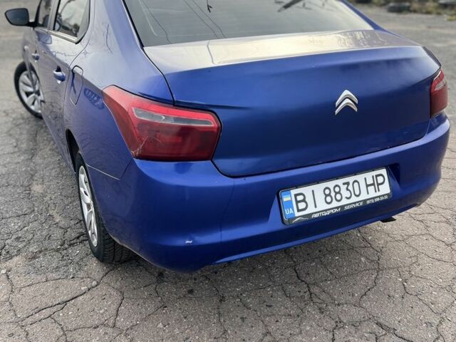 Синий Ситроен С-Элизе, объемом двигателя 1.2 л и пробегом 350 тыс. км за 4250 $, фото 2 на Automoto.ua