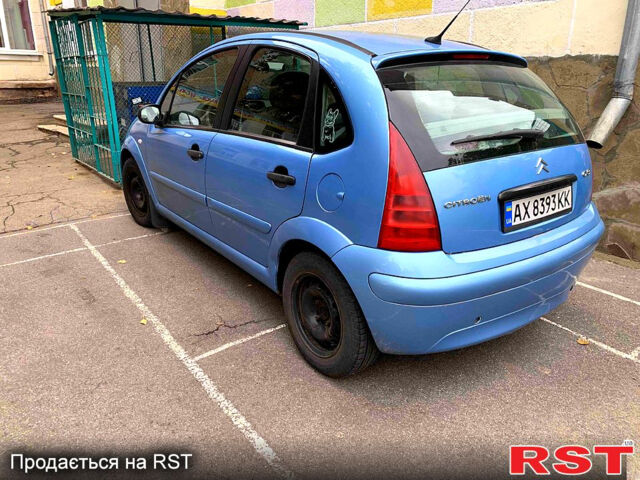 Синий Ситроен С3, объемом двигателя 1.4 л и пробегом 98 тыс. км за 3000 $, фото 3 на Automoto.ua