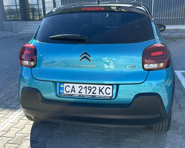 Сітроен С3 2023 у Черкасах на Automoto.ua Синій Сітроен С3, об'ємом двигуна 1.2 л та пробігом 13 тис. км за 20500 $, фото 10 на Automoto.ua