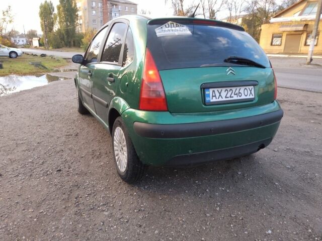 Зеленый Ситроен С3, объемом двигателя 1.4 л и пробегом 174 тыс. км за 3350 $, фото 1 на Automoto.ua