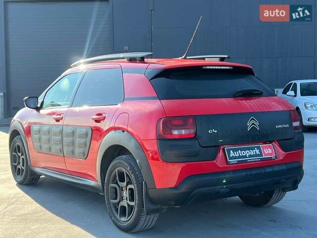 Червоний Сітроен C4 Кактус, об'ємом двигуна 1.2 л та пробігом 102 тис. км за 9990 $, фото 5 на Automoto.ua