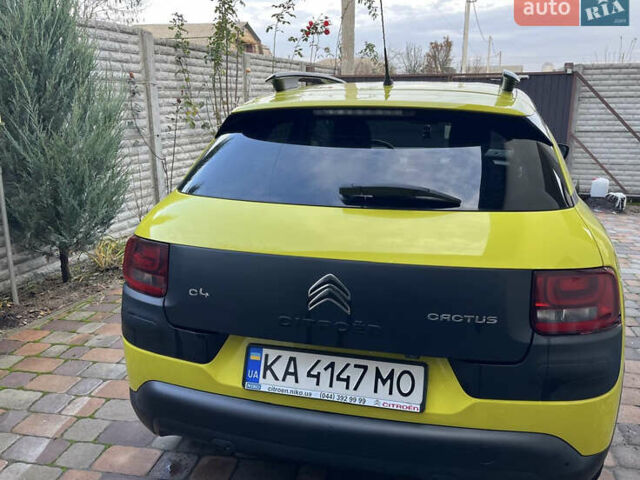 Жовтий Сітроен C4 Кактус, об'ємом двигуна 1.56 л та пробігом 91 тис. км за 12200 $, фото 2 на Automoto.ua