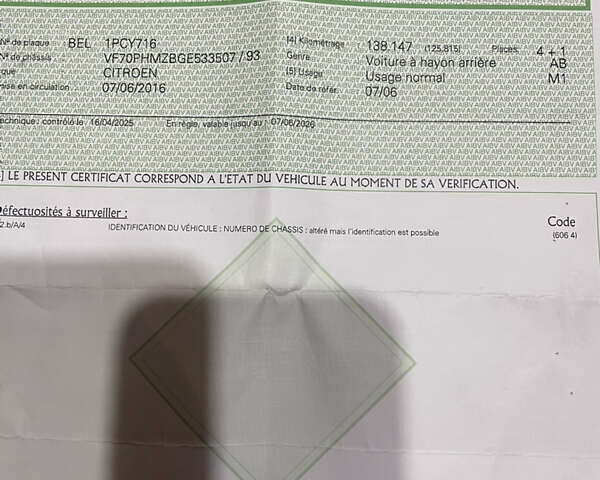 Серый Ситроен C4 Кактус, объемом двигателя 1.2 л и пробегом 140 тыс. км за 8400 $, фото 24 на Automoto.ua