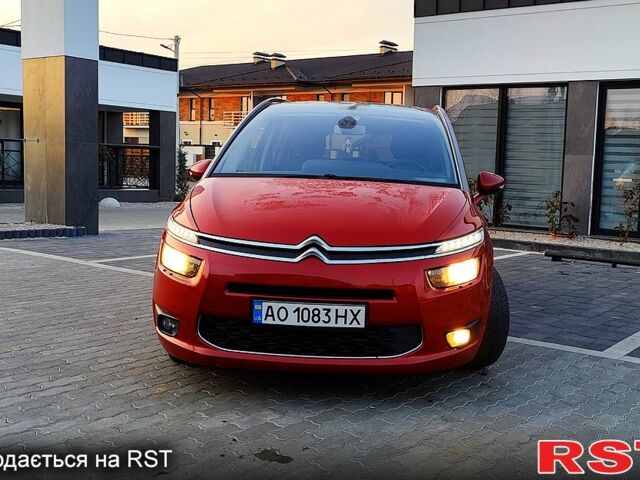 Червоний Сітроен Ц4 Гранд Пікассо, об'ємом двигуна 1.6 л та пробігом 202 тис. км за 9500 $, фото 2 на Automoto.ua