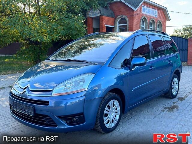 Синий Ситроен Ц4 Гранд Пикассо, объемом двигателя 1.6 л и пробегом 193 тыс. км за 4999 $, фото 1 на Automoto.ua